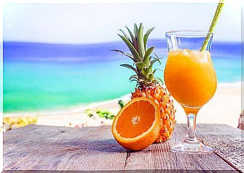 Pineapple and orange juice