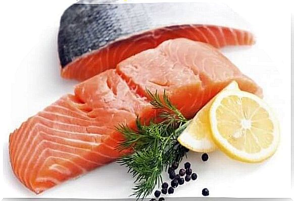 Oily fish with fatty acids