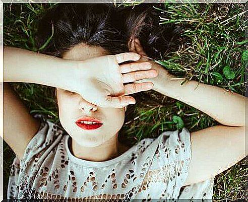 Girl in the grass