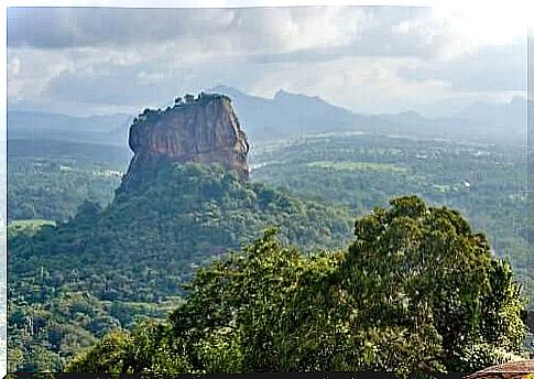 An image showing a natural landscape in Sri Lanka.