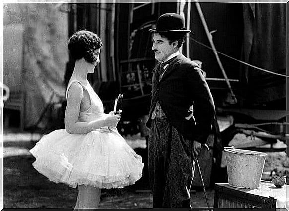 Movie with Charlie Chaplin