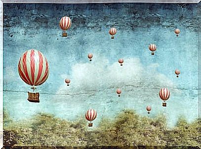 Hot air balloons